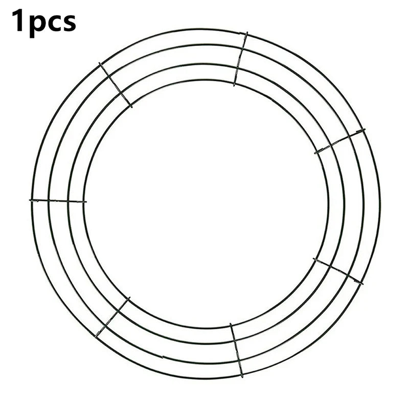 Metal Wreath Round Iron Ring for Christmas