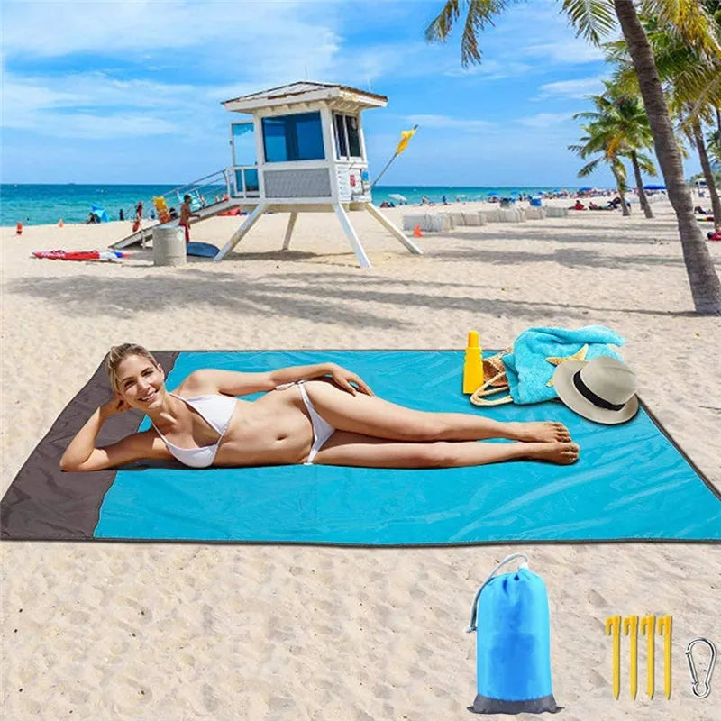 Waterproof Pocket Blanket for Outdoor Picnic (200x210cm)