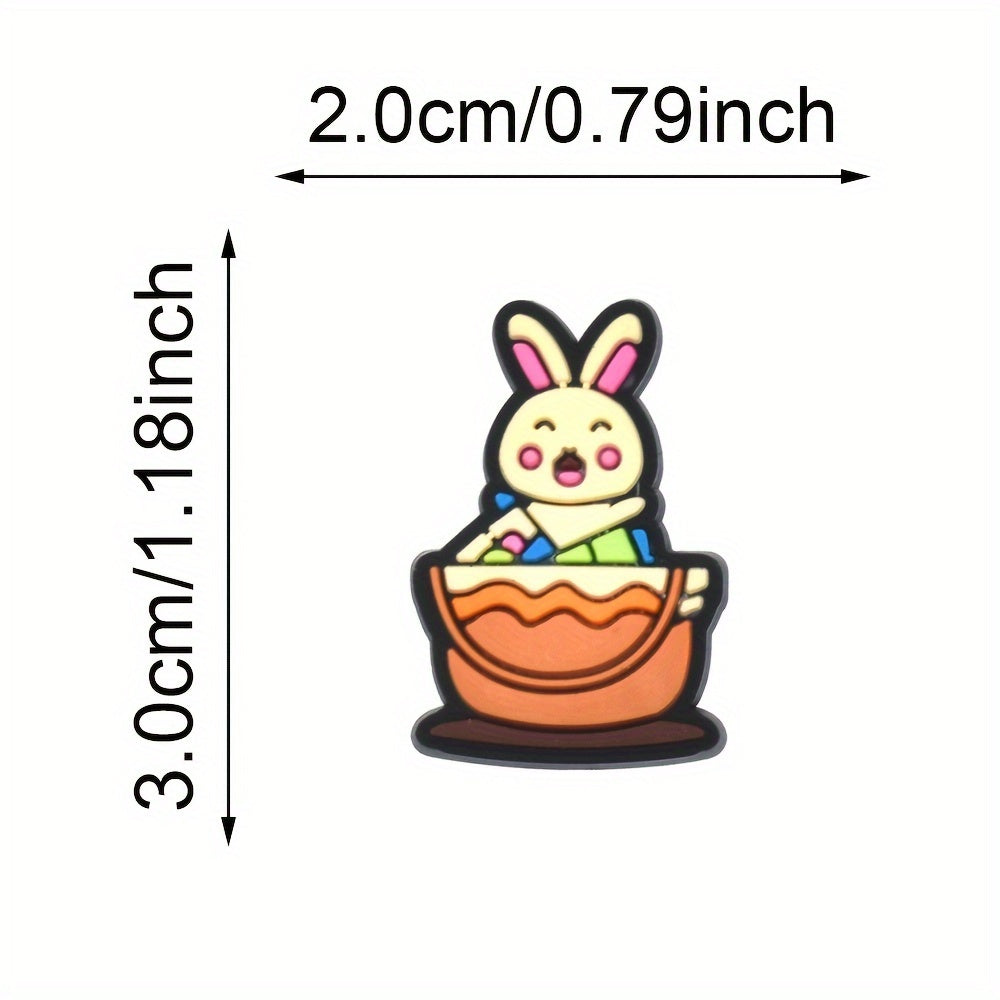 Easter Bunny Shoe Charms Set (23pcs)