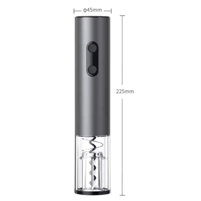 Smart Kitchen Accessories 4-in-1 Electric Wine Opener Gift Set Black