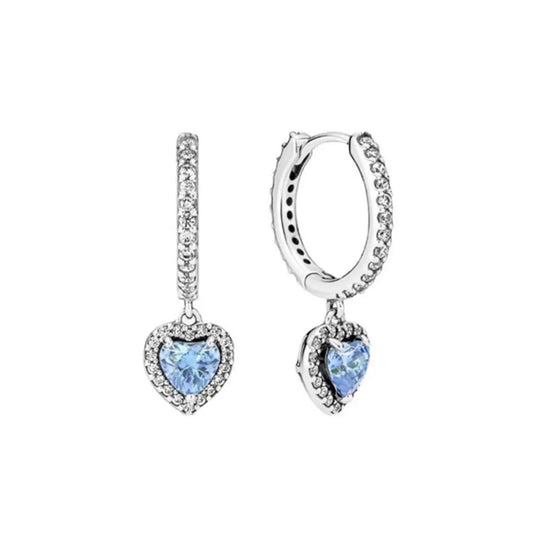 Valentine's Day Sapphire Earrings (Light Blue)