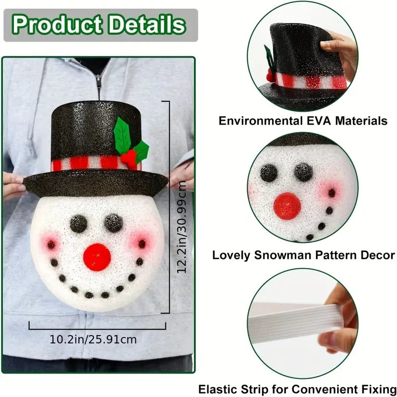 Dazzling Duo: Christmas Porch Light Shades for 2 Lights