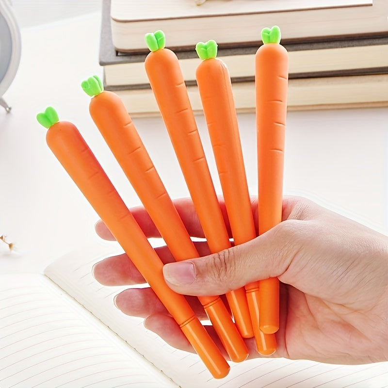 33 Pcs Easter Carrot Gel Pens Set for Fun Writing Tools