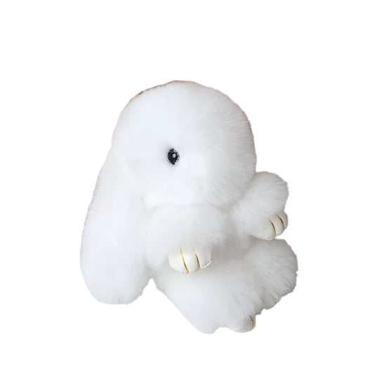 Adorable Plush Bunny Keychain Pendant