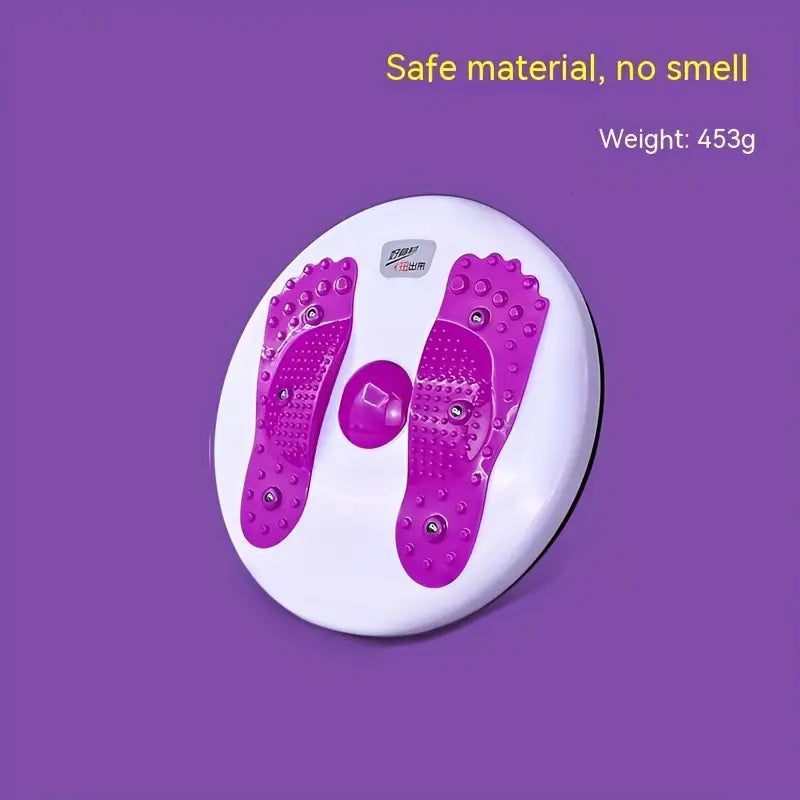 Dynamic Waist Twisting Plate & Foot Massage Twist Board - Purple