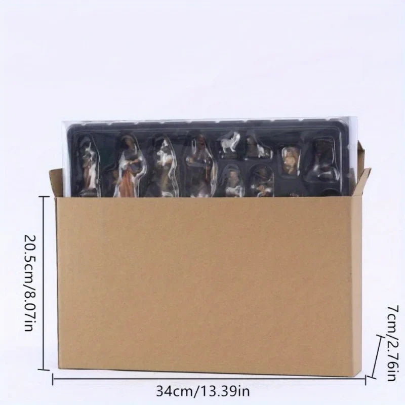 20-Piece Nativity Scene Figurine Set