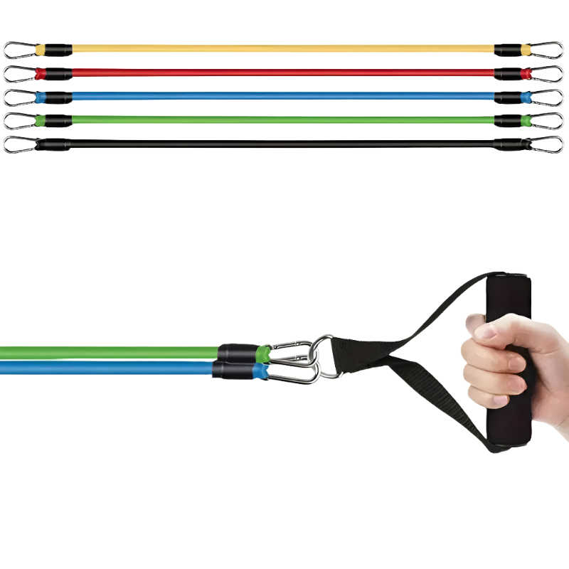 11pcs TPE Resistance Fitness Set - Ultimate Strength Trainer