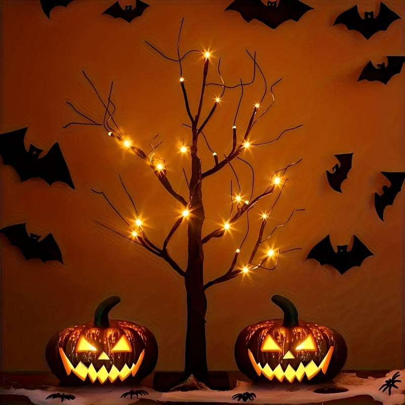 Halloween Birch Tree Light USB Battery Operated