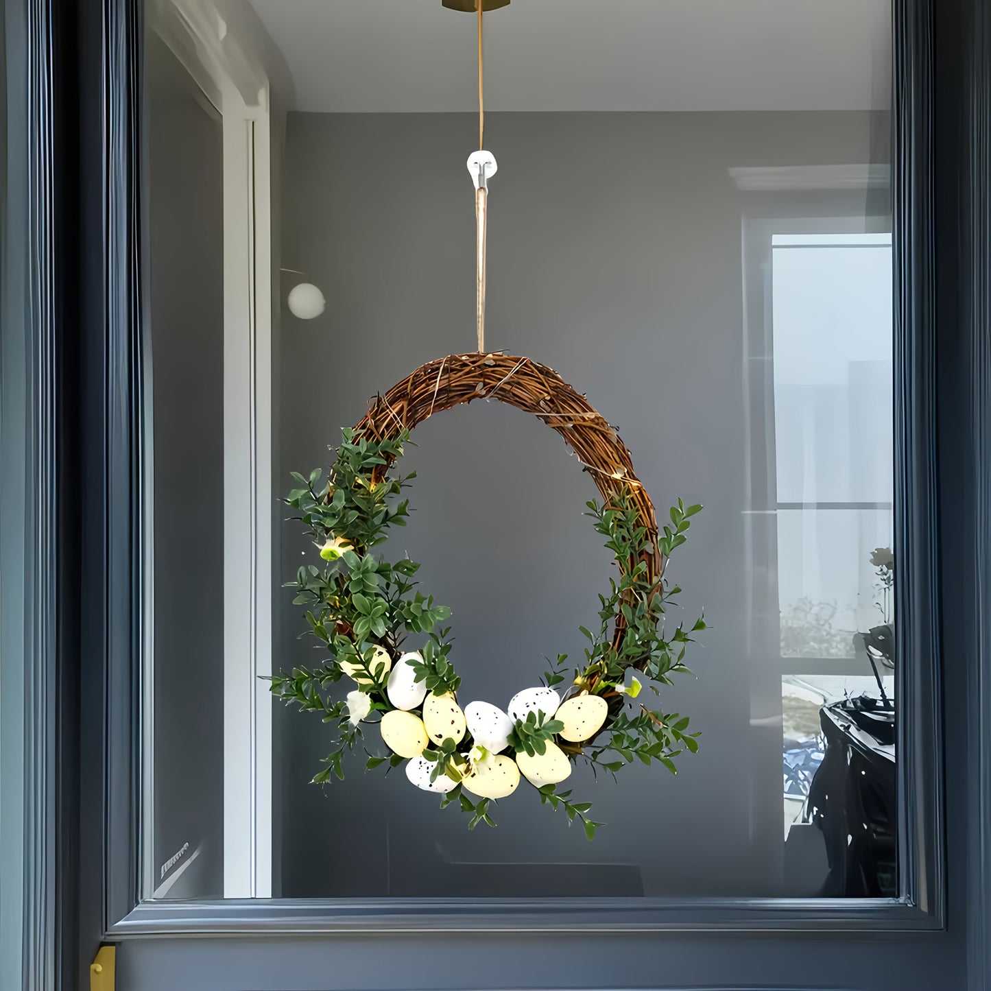 Easter Egg Wreath Wall Decoration