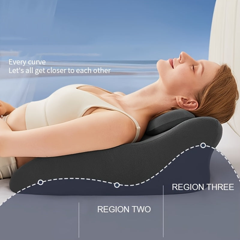 Foam Bed Pillow with Ergonomic Multi-Use Memory