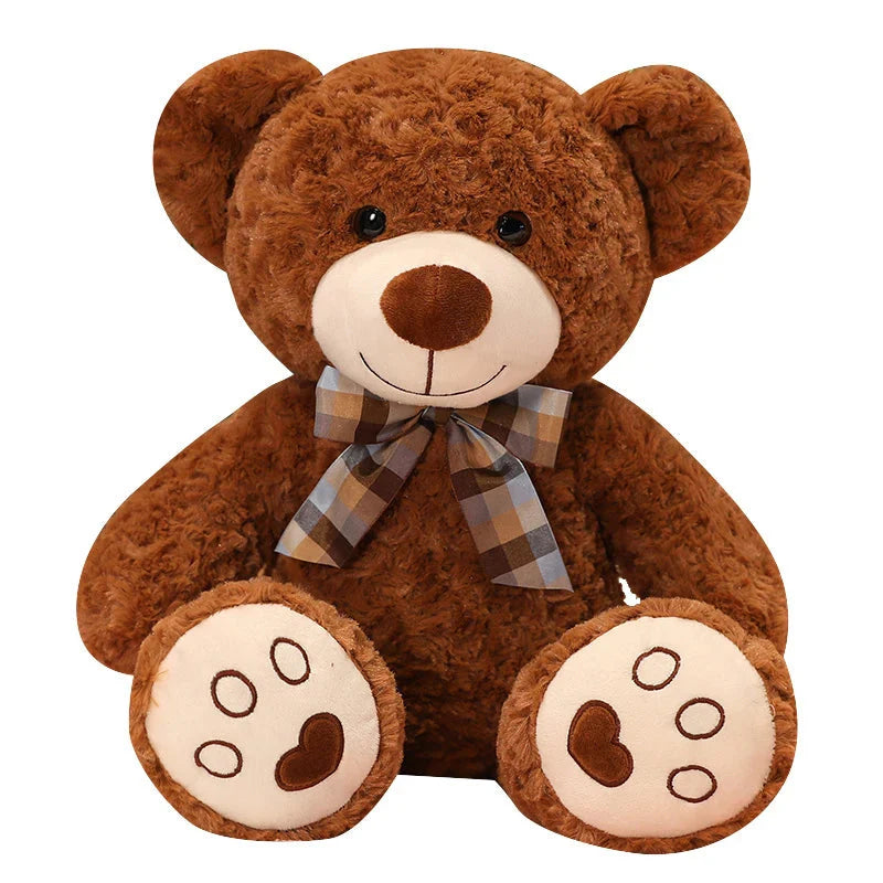Teddy Bear Plush Pillow (Brown)