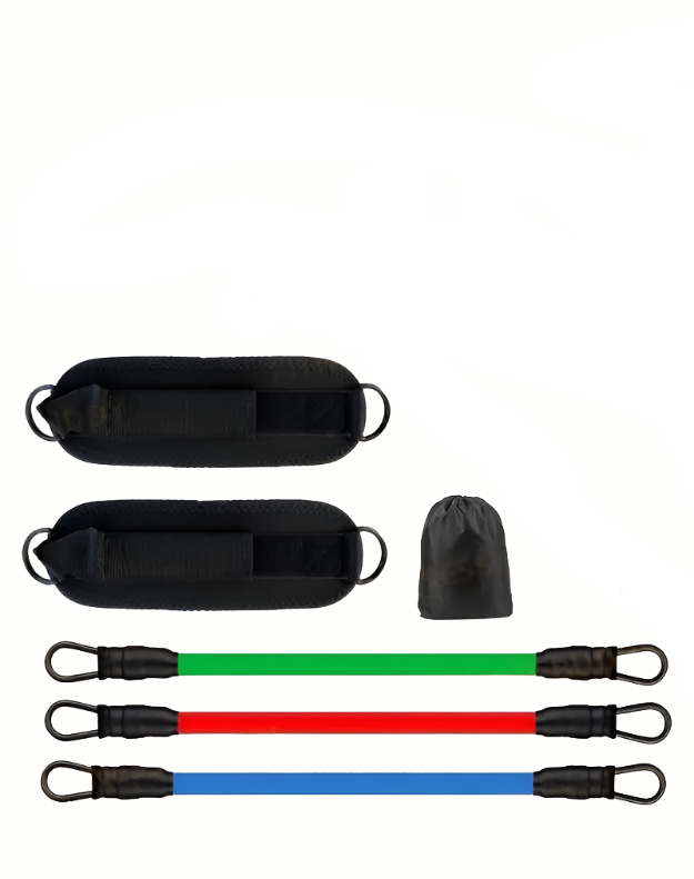 5pcs TPE Ankle Resistance Bands - Leg & Hip Training Essentials
