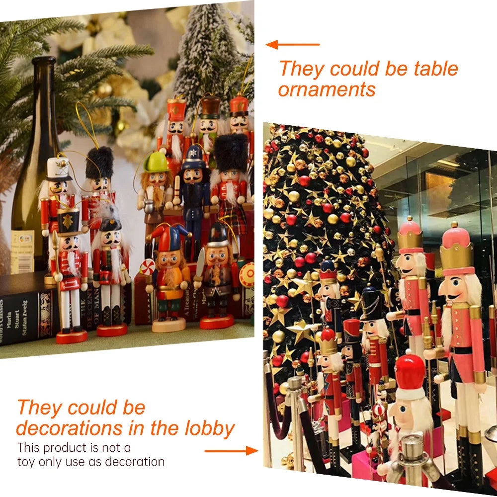 Wooden Nutcracker Puppet Soldier - 25CM