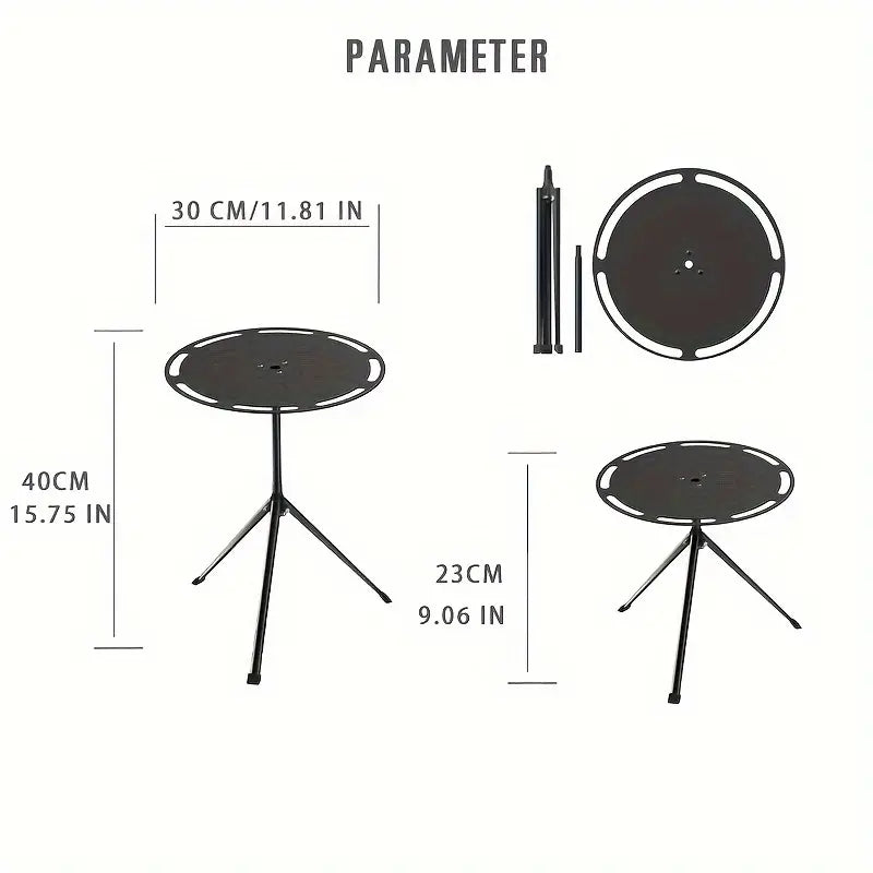Adjustable Height Telescopic Outdoor Tripod Folding Table