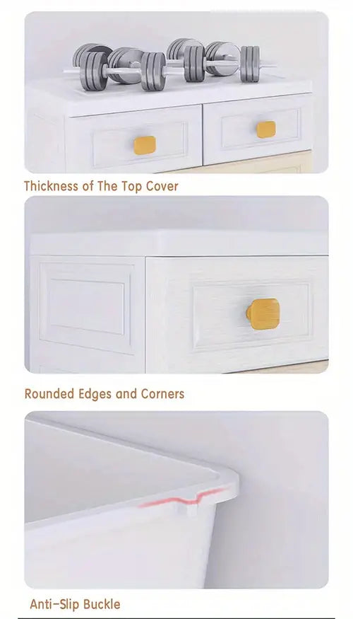 Ultimate Organizer: 5-Tiered Plastic Drawer Storage Unit