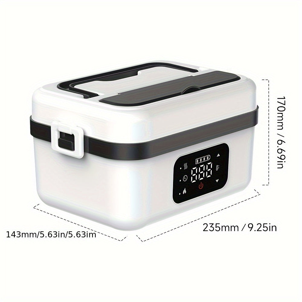 Electric Heated Lunch Box USB Rechargeable 1000ml