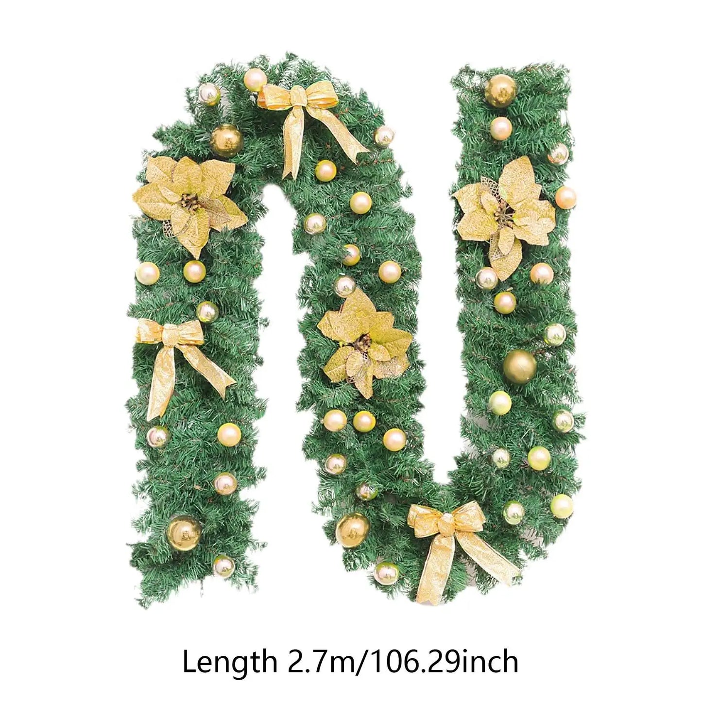 Christmas Garland Hanging Ornament Wreath Decoration