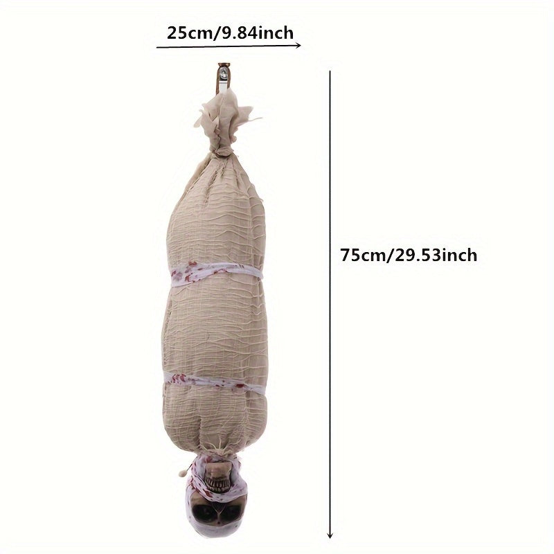 Hanging Mummy – Battery-Powered Fabric Ornament