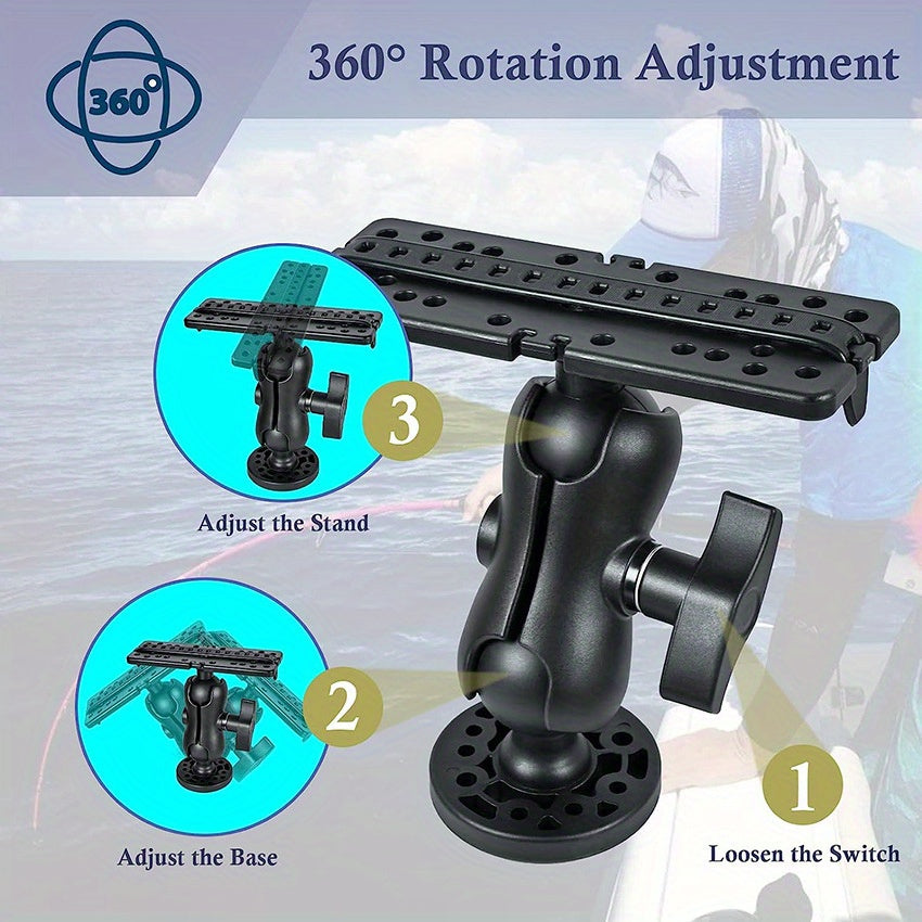 Swivel Fish-finder Mount for Kayak & Boat