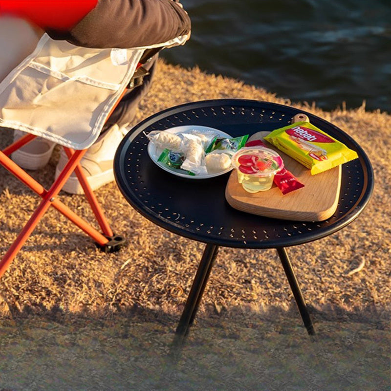 Portable Adjustable Camping Table Tripod Base