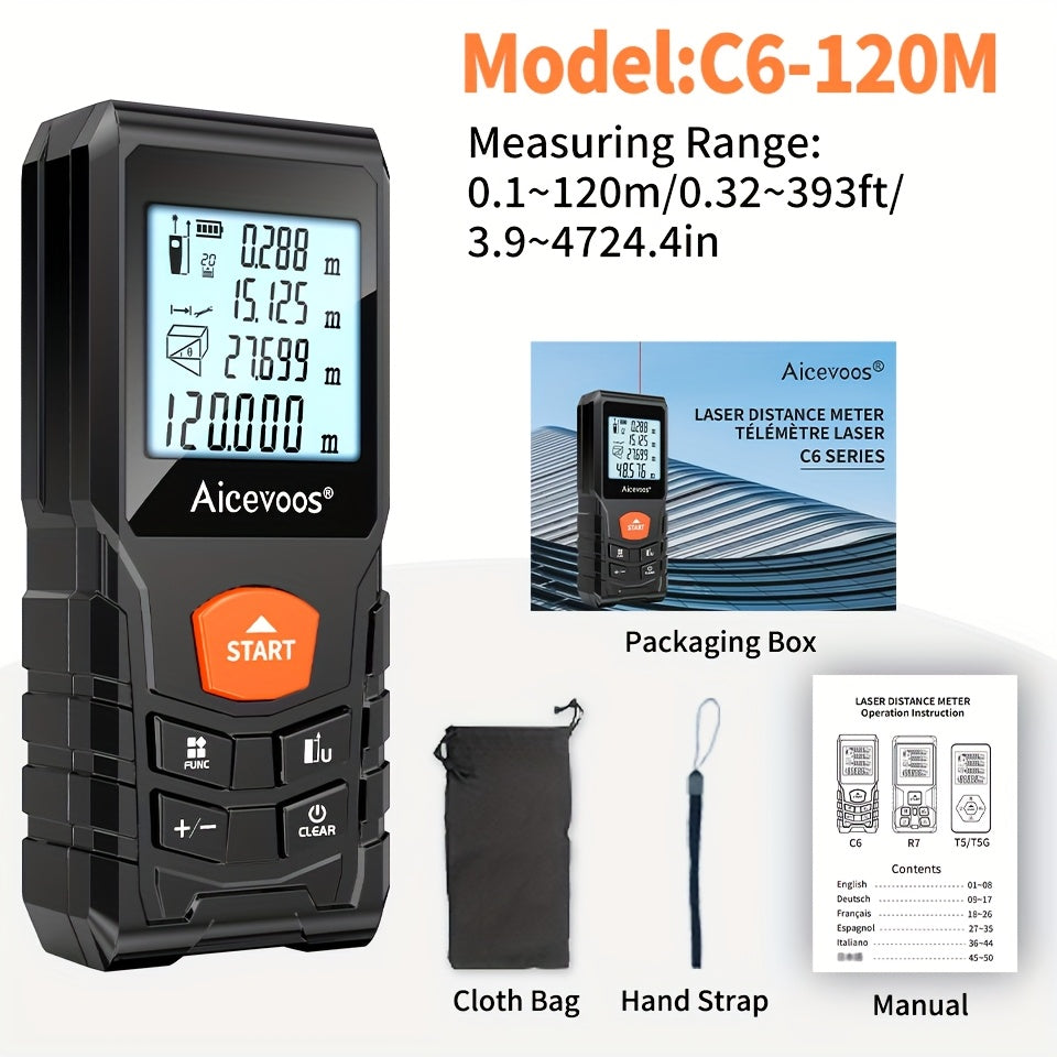 Laser Distance Meter with 120M Electronic Tool