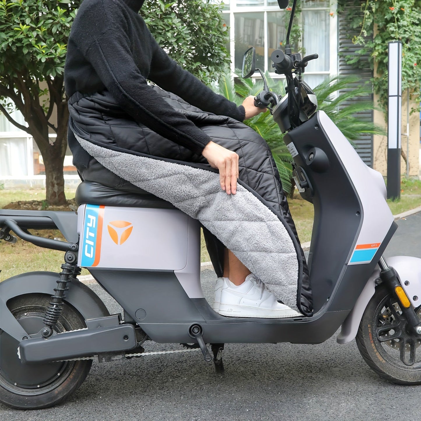 Fleece Motorcycle Leg Warmer for Bikes & Scooters