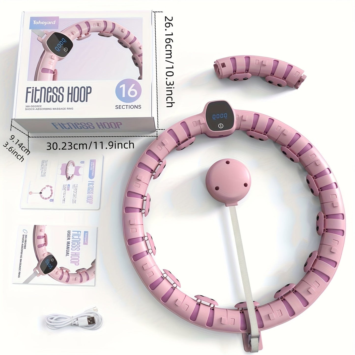 Smart Fitness Hoop with HD Counter Display