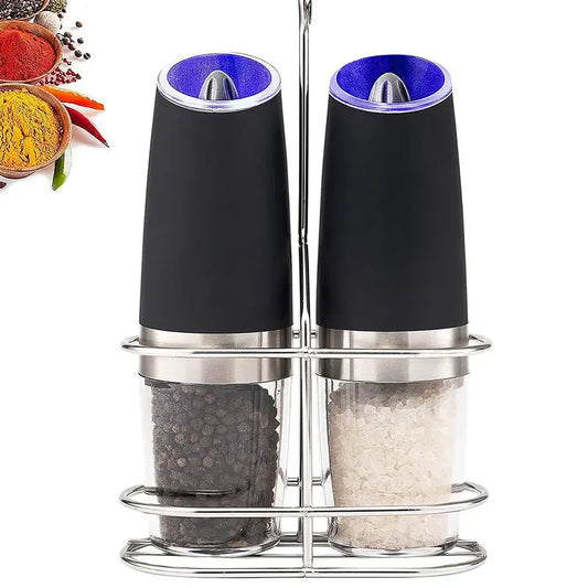 Spice up your life with the Gravity Electric Pepper and Salt Grinder Set