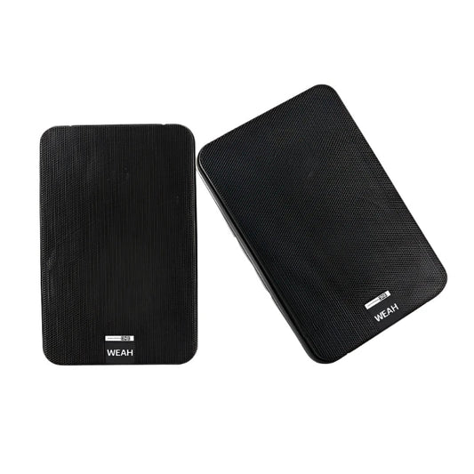 100W 5-Inch Full Range Bookshelf Speakers (Black)