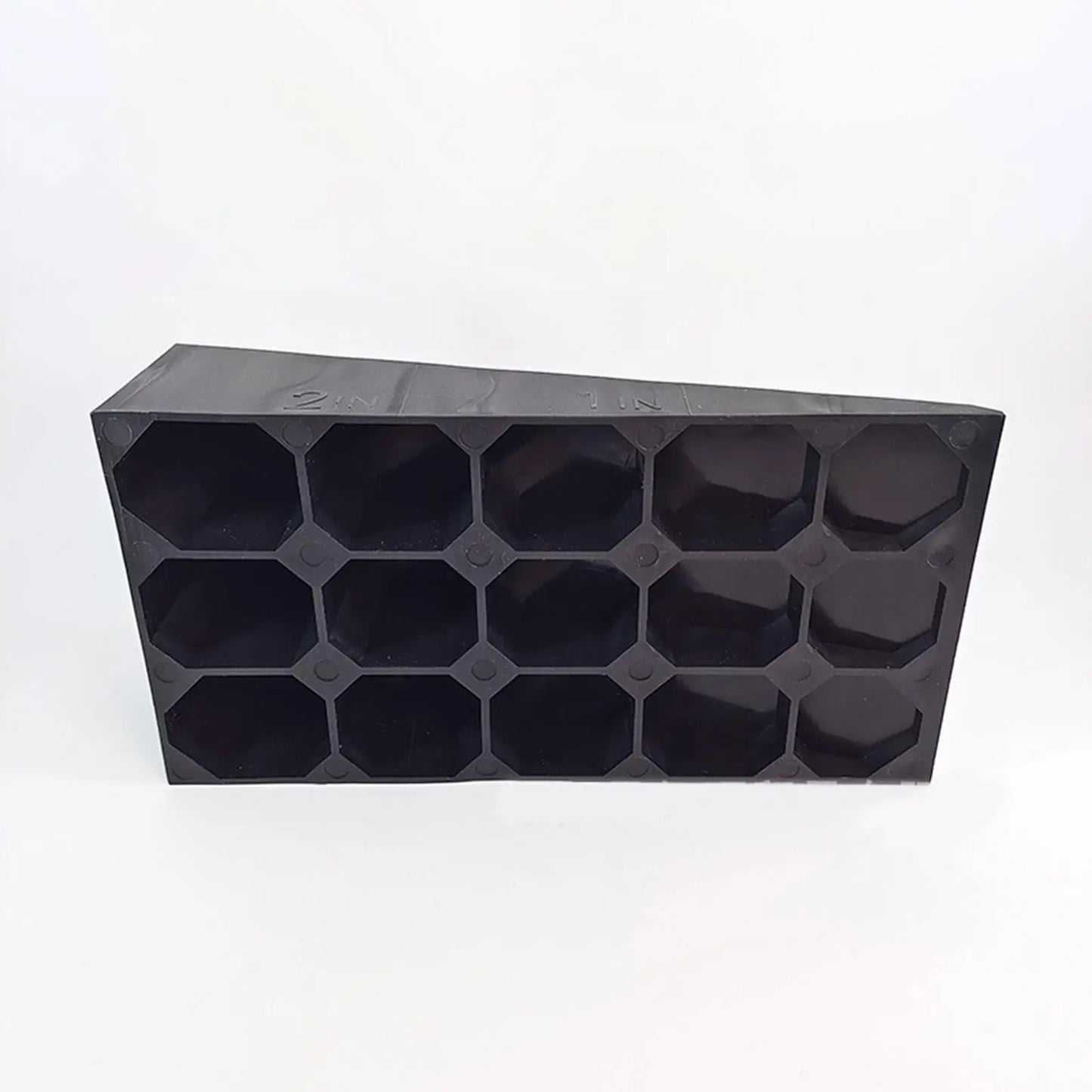 2PCS Squat Wedge Heel & Calf Stretcher Board (Black)