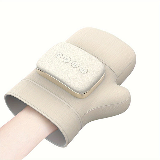 Wireless Electric Hand Massager with Compression & Kneading(White)