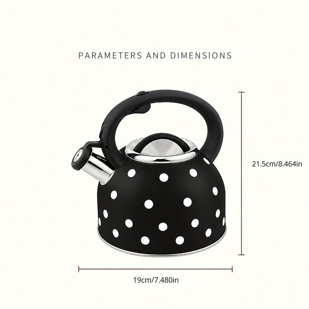 Whistling Tea Kettle Stainless Steel Stovetop (2.5L)