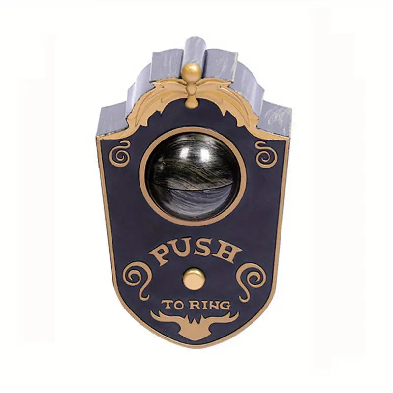 Enchanted Gaze: Haunting Doorbell of the Luminous Eye