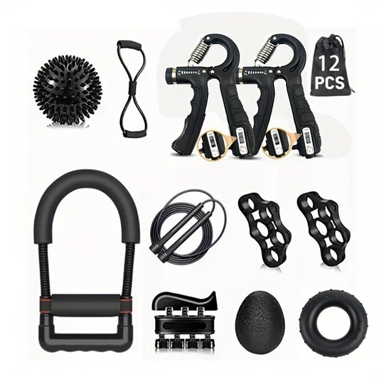 Wrist Strength Trainer Set Adjustable Exerciser (12pcs)