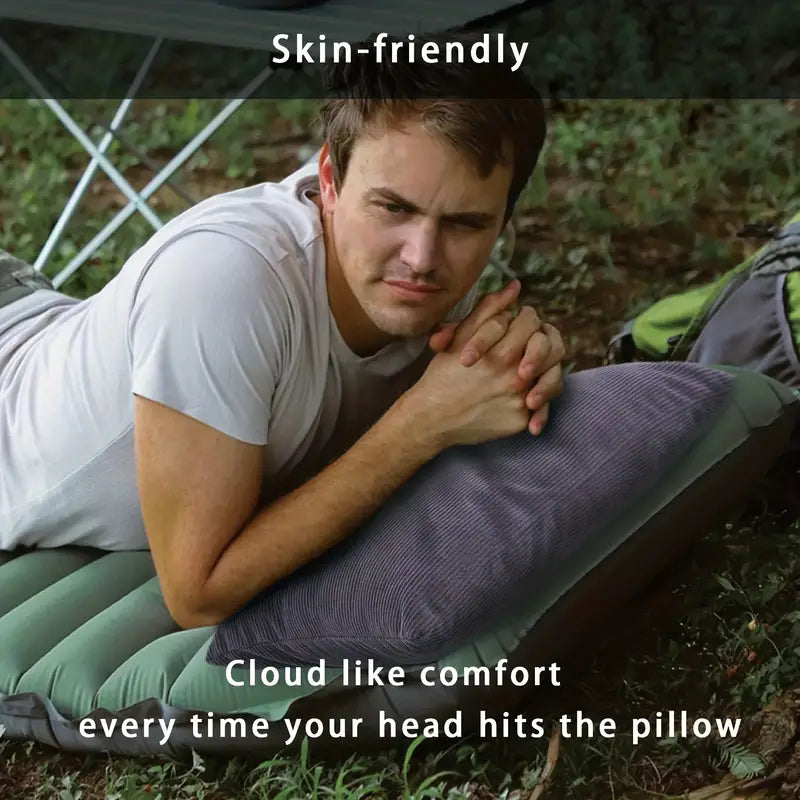 Compact Hammock Pillow for Travel and Camping - Gray (Small)