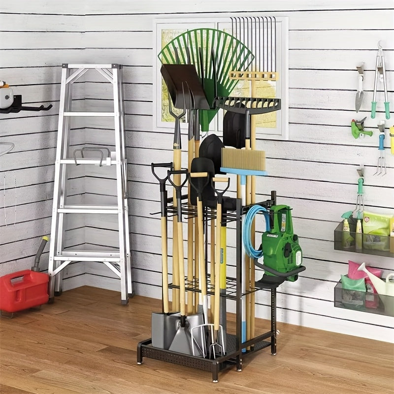 Garden Tool Storage Rack Rustproof Organizer