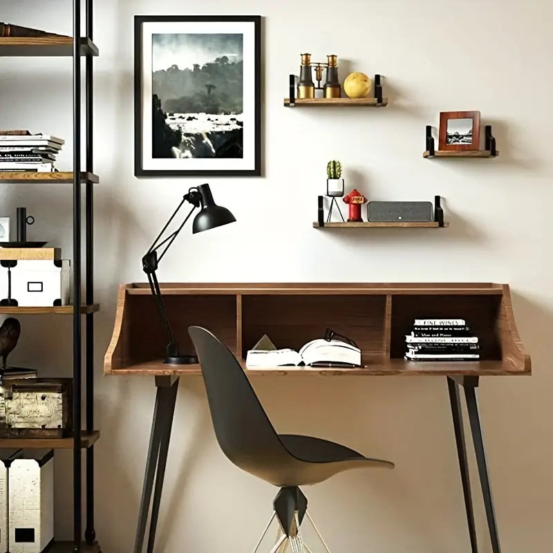 Bringing rustic charm to your walls with this exquisite floating shelf