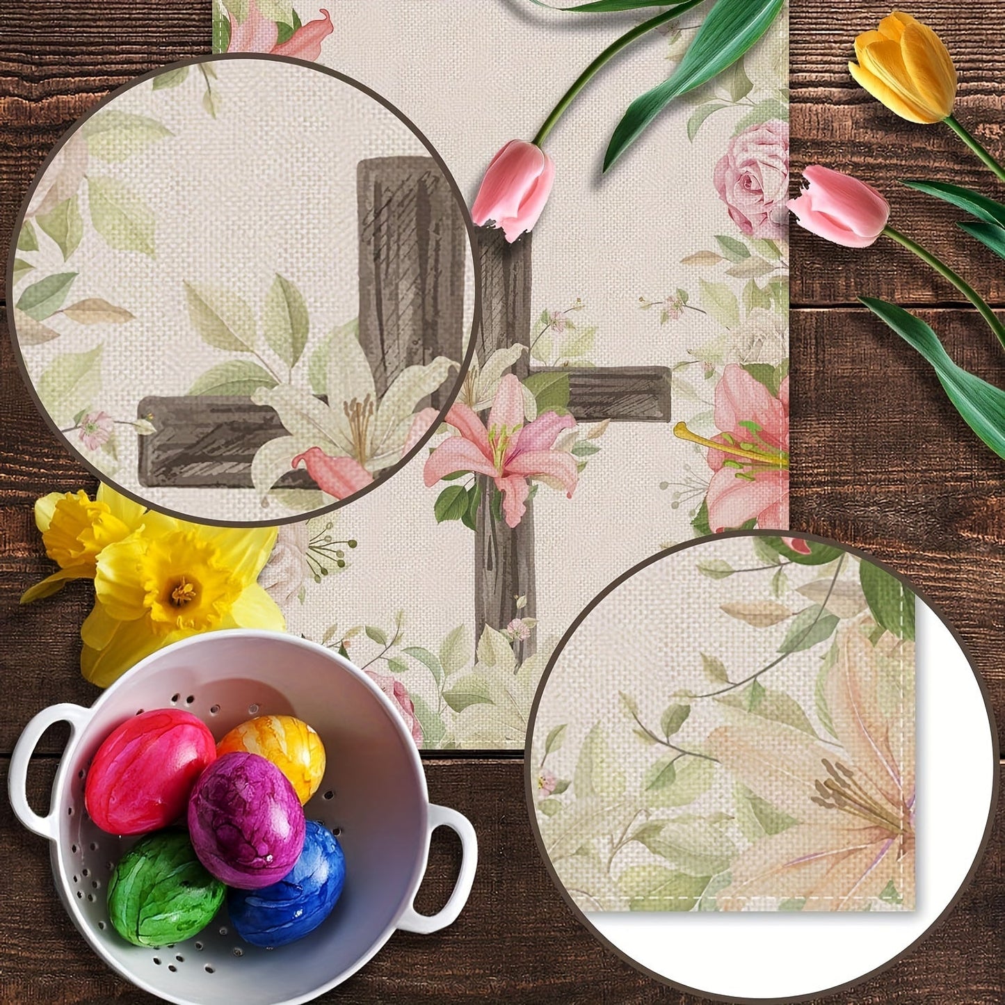 Easter Table Runner Spring Party Decoration