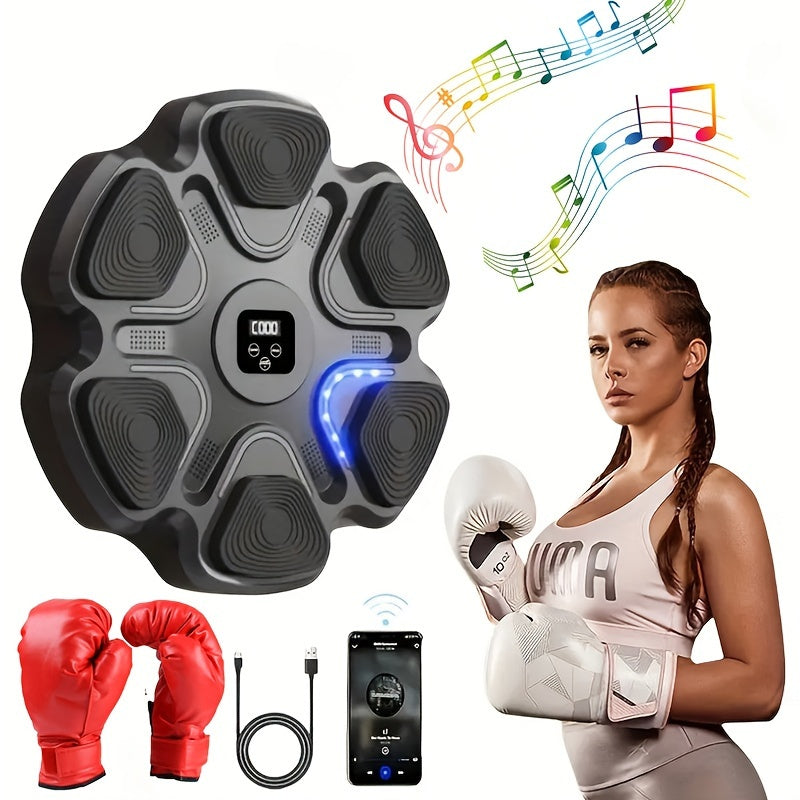Wireless Wall Punching Pad with Gloves