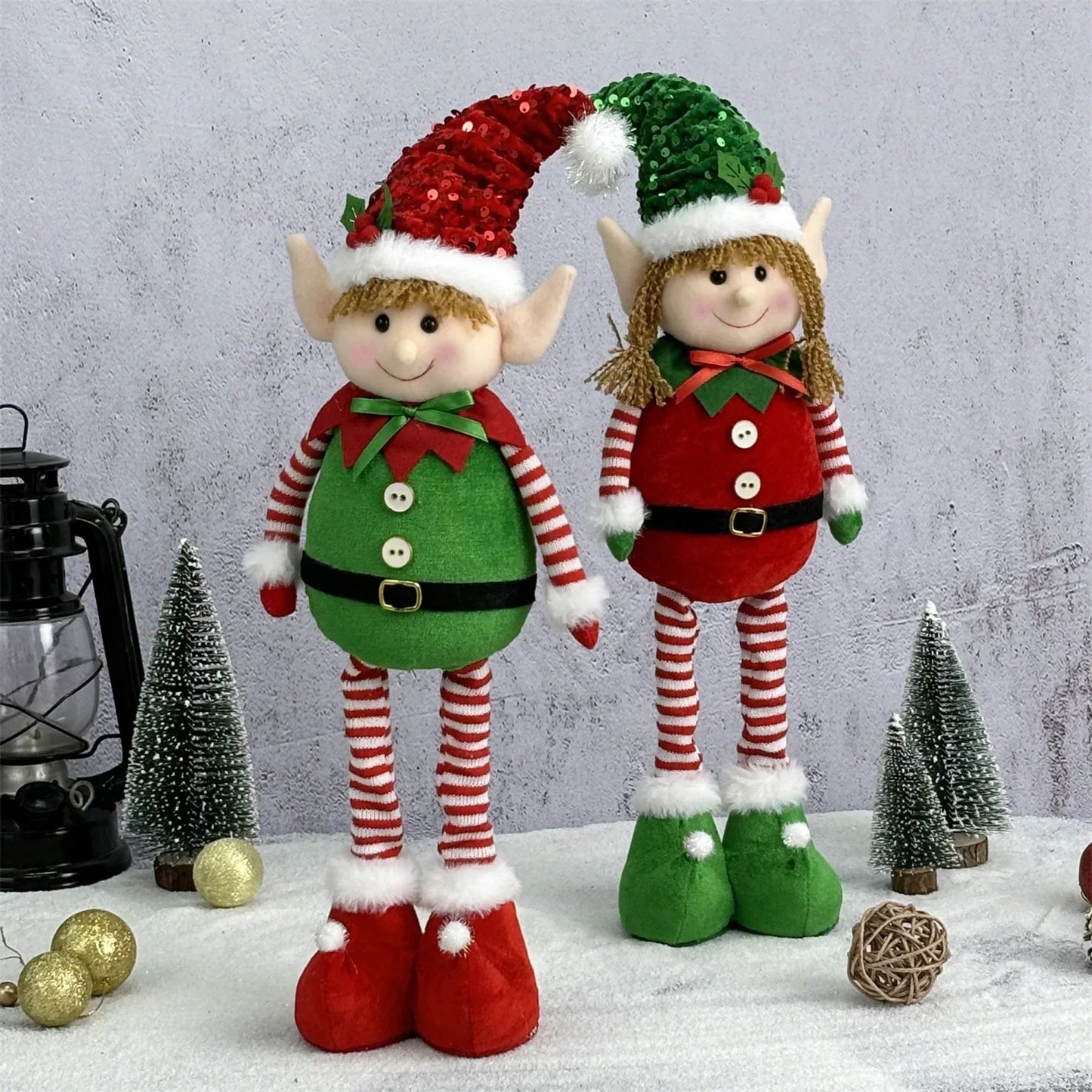 Christmas Hanging Leg Elf Doll Ornament