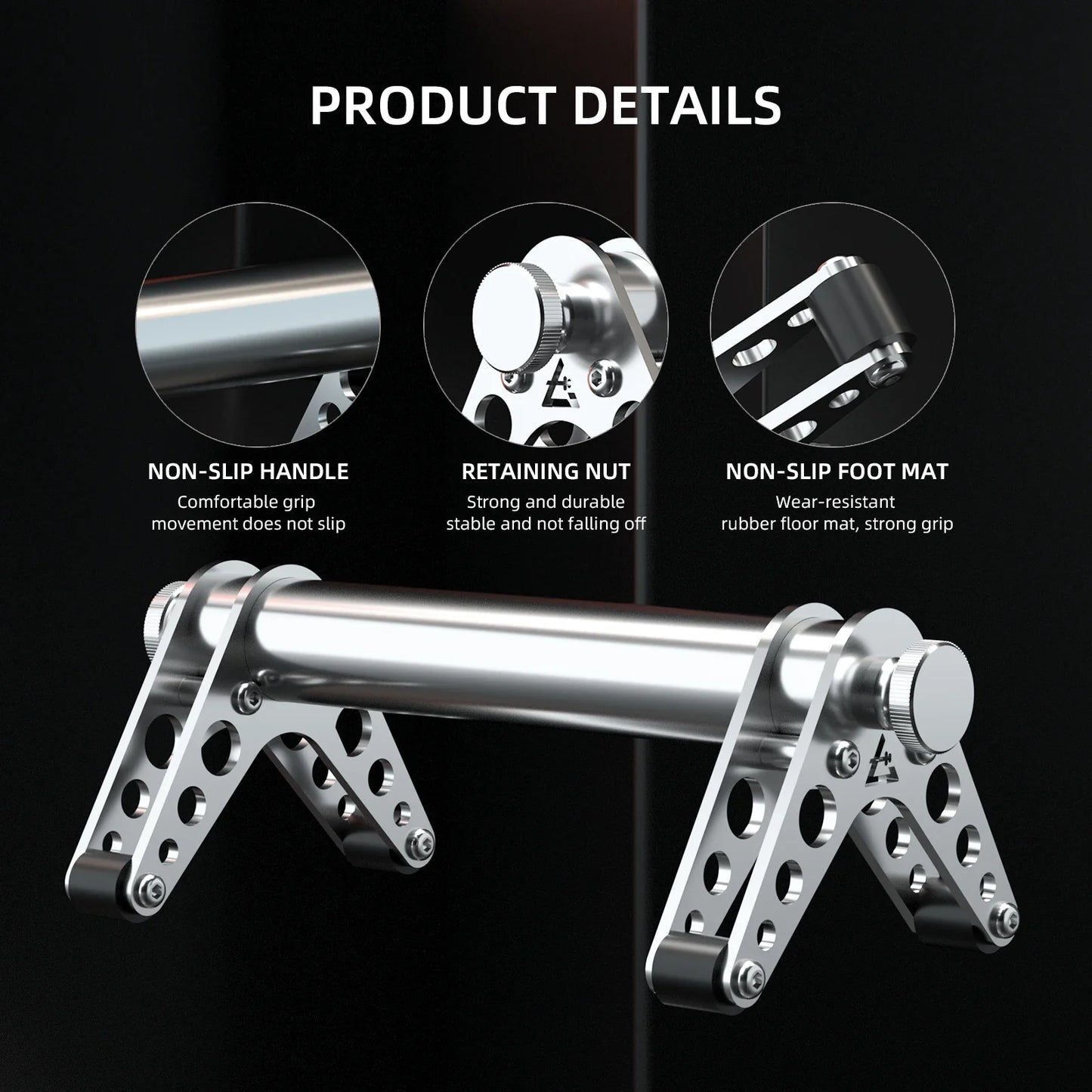 Stainless Steel Push-Up Bars for Fitness