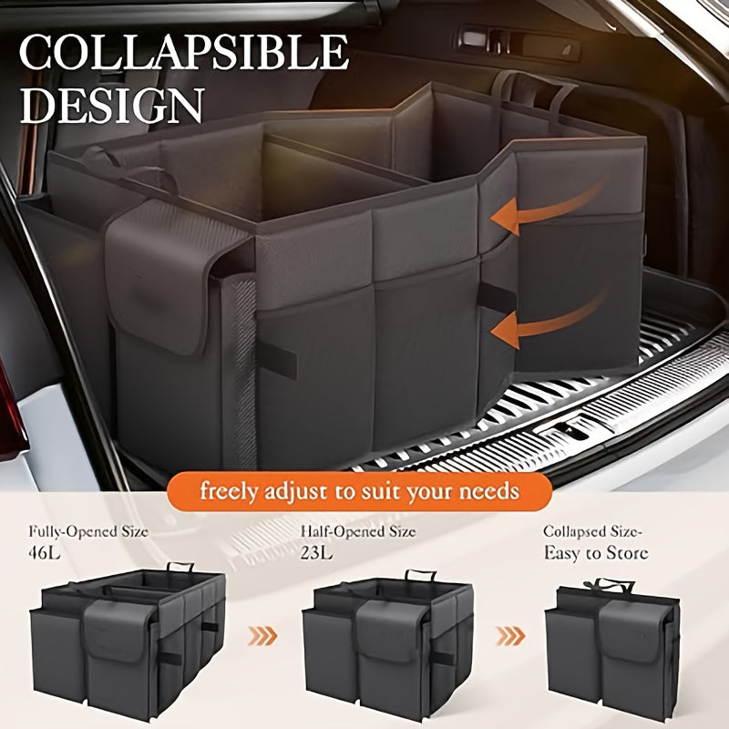 Car Trunk Organizer Large Foldable Storage Box