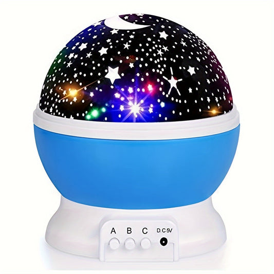 Rotating Starry Sky Projection Night Light