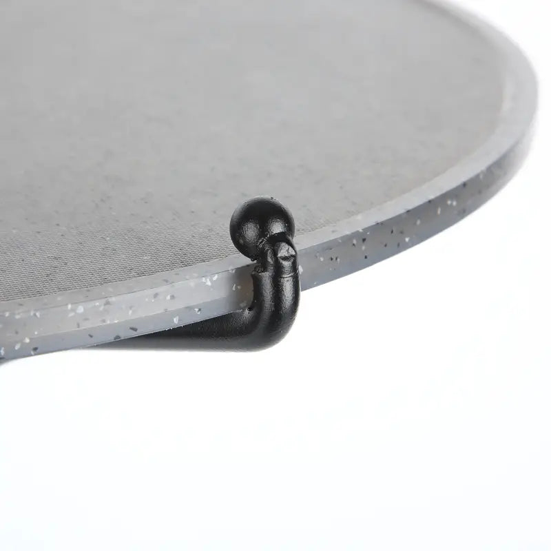 Compact Folding Wrought Iron Round Table