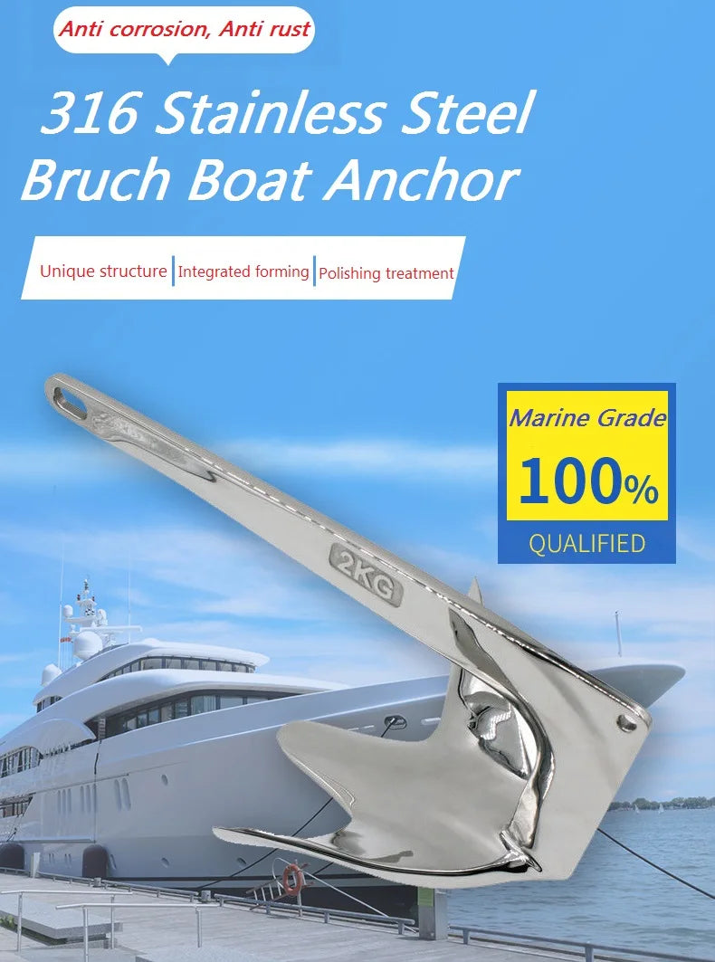 316 Stainless Steel Bruce Anchor