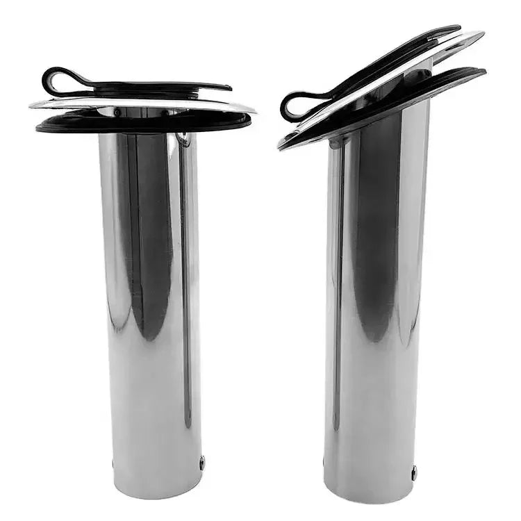 316 Stainless Steel Fishing Rod Holder with PVC Cap