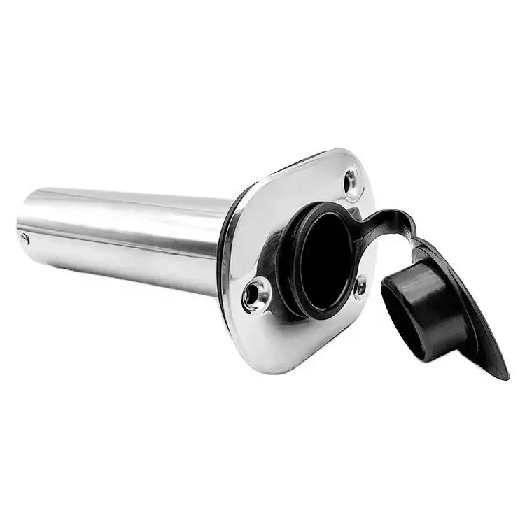 316 Stainless Steel Fishing Rod Holder with PVC Cap