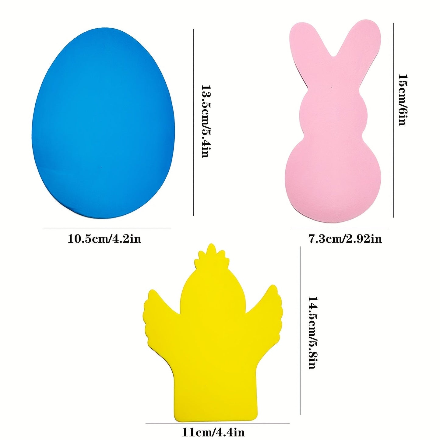 191pcs Easter Craft Kit DIY Foam Stickers Set