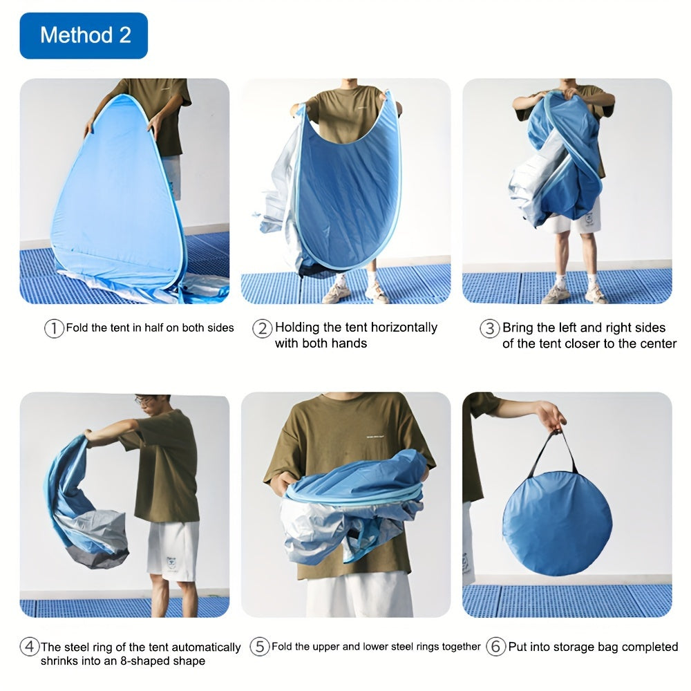 Portable Waterproof Beach Tent with Sunshade