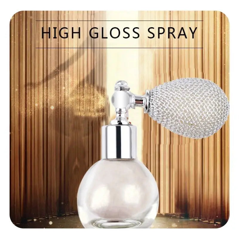 Sparkle Glitter Body Powder - Highlighter Spray Shimmer for Face and Body Makeup
